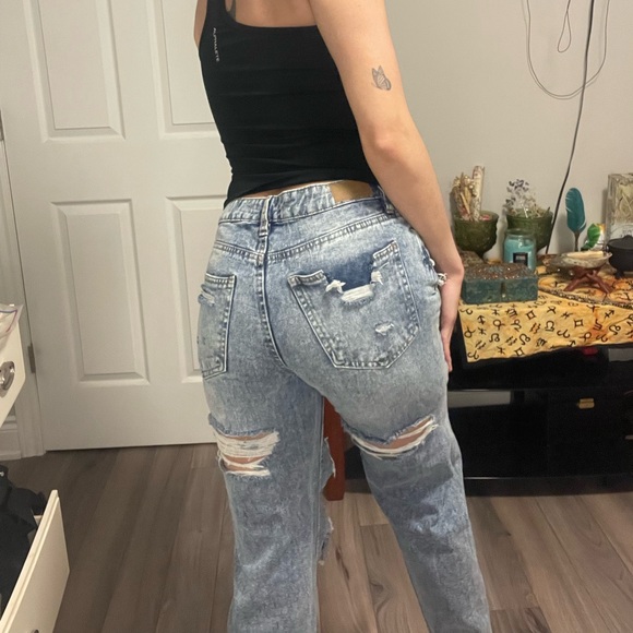 Bluenotes ripped low rise 90s boyfriend jeans - Picture 2 of 2